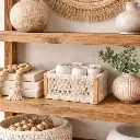 Léonus Petit panier macramé