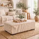 Pouf "Julian" Beige