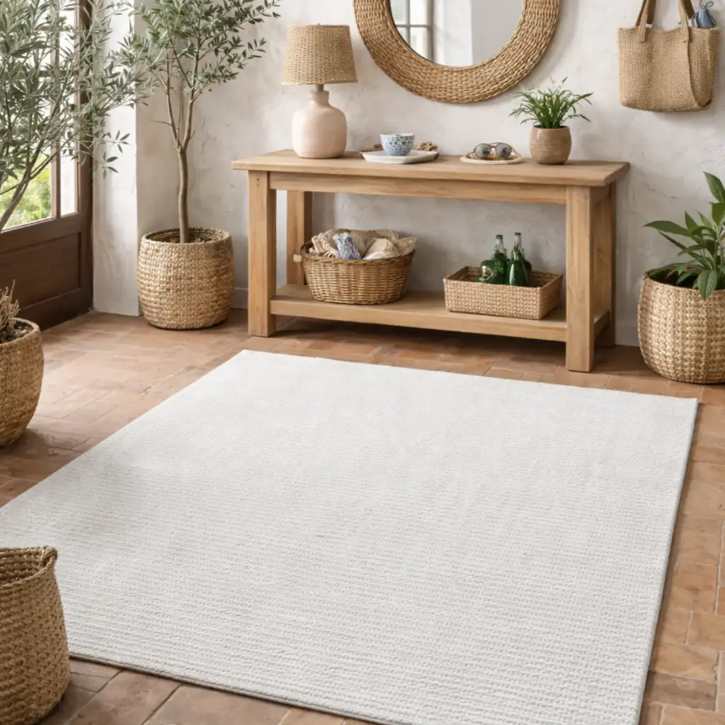 Tapis 120*160cm - "TOLEDO" Blanc