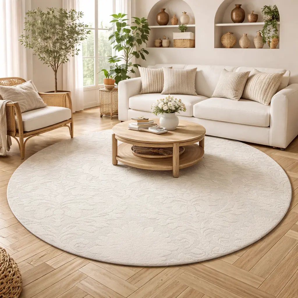 Tapis 160cm rond - "PALENCIA"