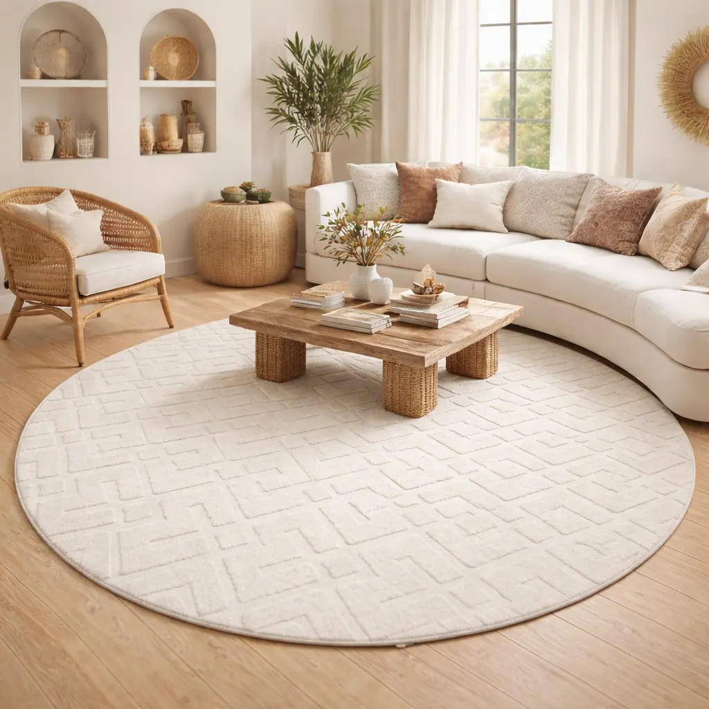 Tapis 160cm rond - "COSLADA"