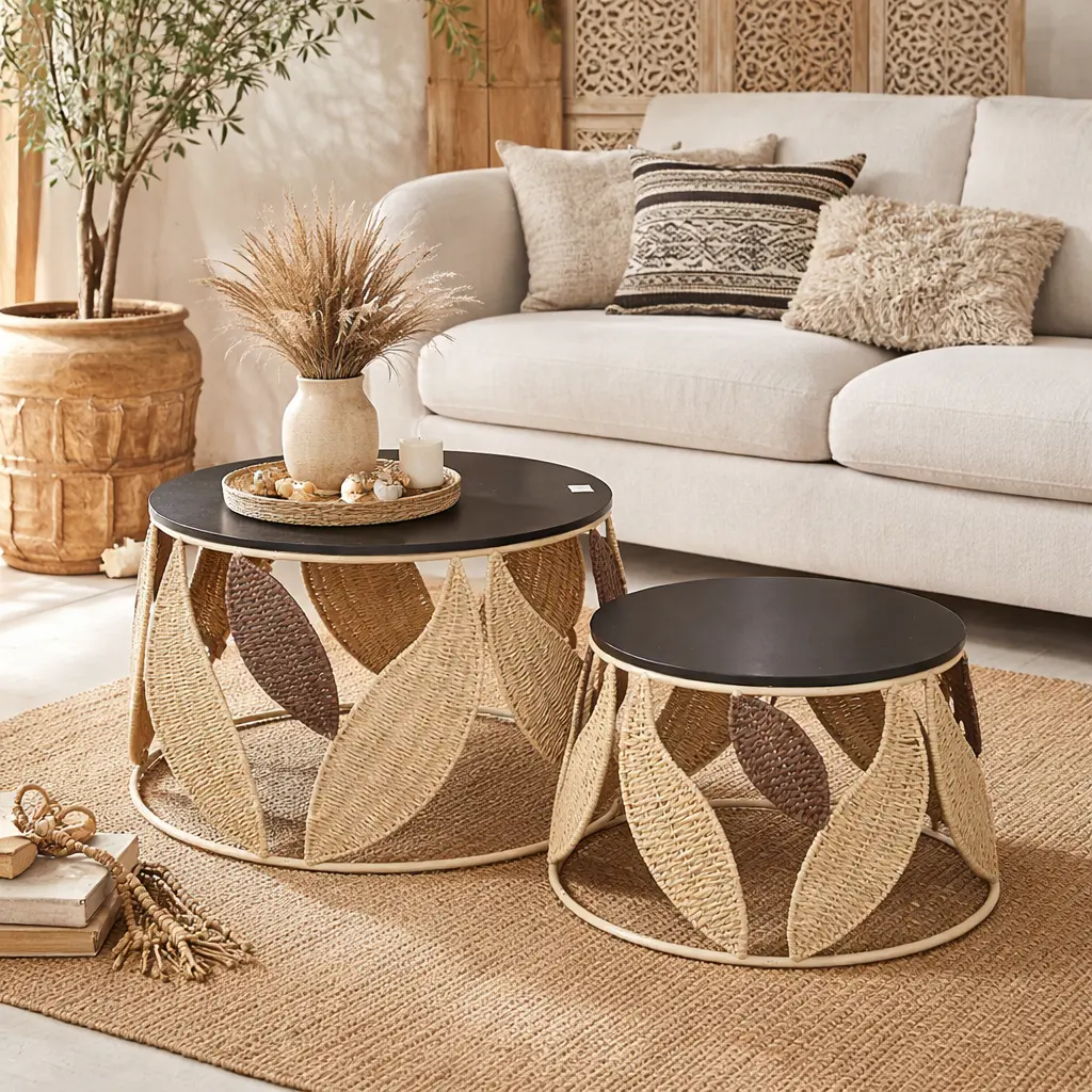 Ensemble de 2 tables basseS - FLORA