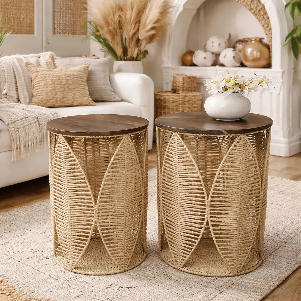 Ensemble de 2 tables basse - CAPUCINE