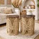 Ensemble de 2 tables basse - CAPUCINE