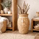 Panier moyen Vase avec perles 28 x 48 cm 