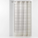 Panneau a oeillets 140 x 280 cm tisse bayadere palerma naturel