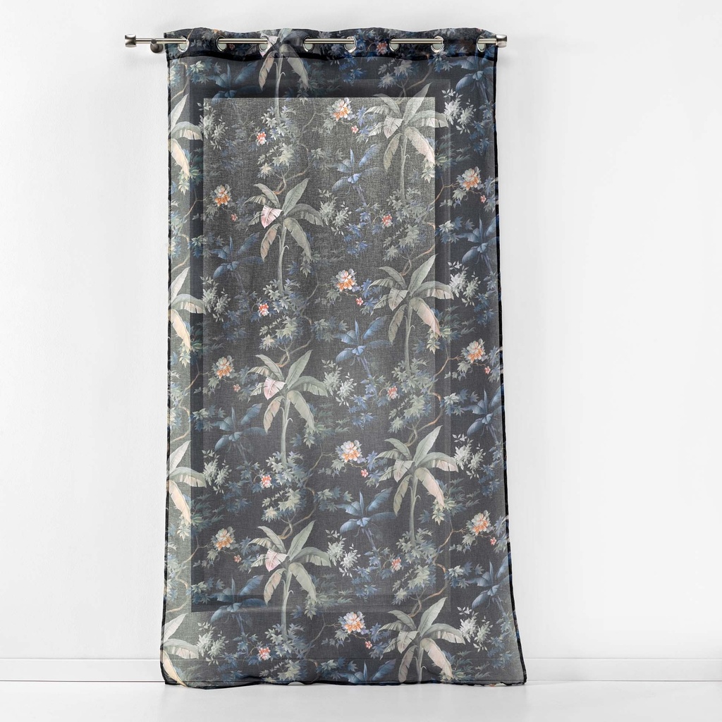 Pao 140 x 240 cm voile sable imp. fabulous bleu