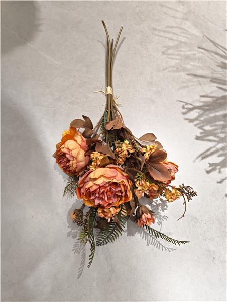 Bouquets de pivoines automne vintage 55 cm - 623