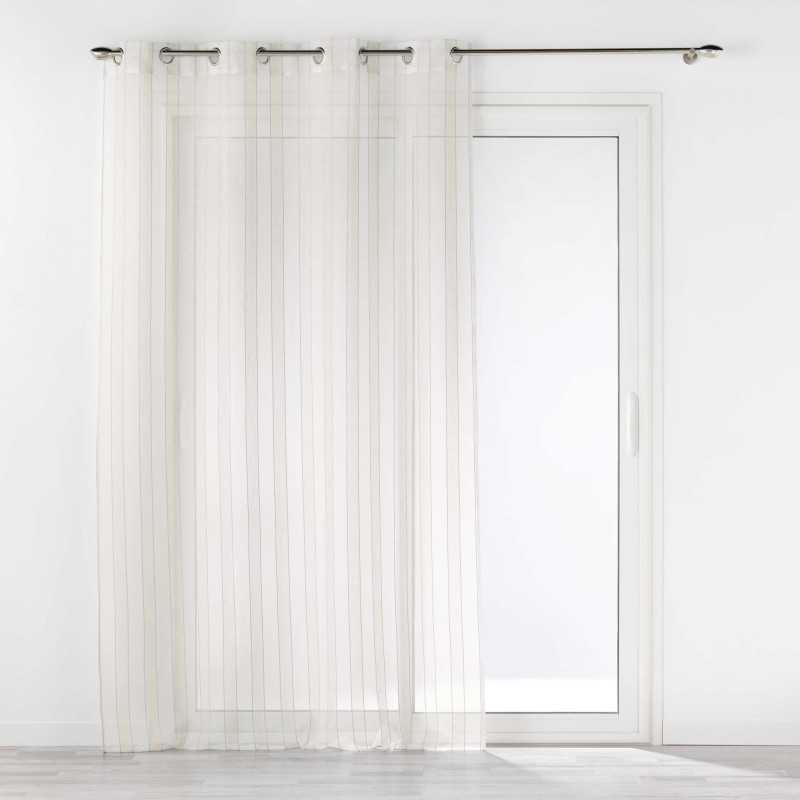 Panneau a oeillets 140 x 240 cm tisse naturel charlize