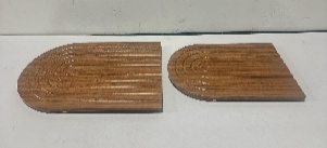 Petit plateau bois foncé rainbow