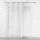 Panneau a oeillets 140 x 240 cm voile sable imprime metallise arcadie