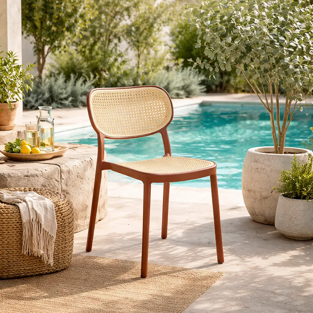 Chaise 69*50*62/92 cm - HARU Caramel