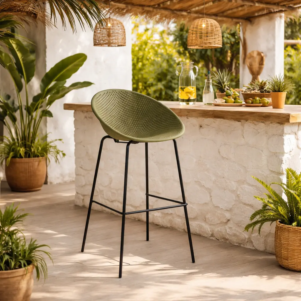 Chaise 58*51*82 cm - HAYO vert