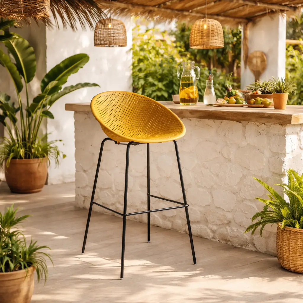 Chaise 58*51*82 cm - HAYO Jaune