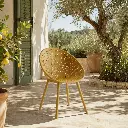 Chaise 70*61*68 cm - YAEL Jaune