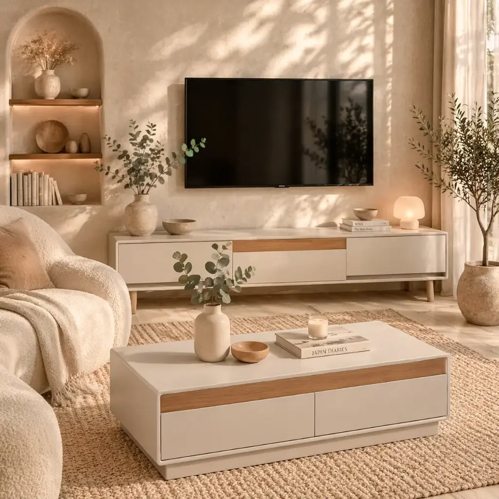 Table basse 130*70*39 cm - "Élisa"