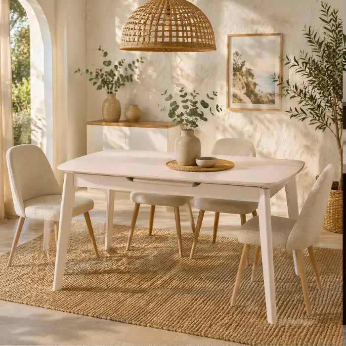Table à manger 110-140*75 cm - "Céline"