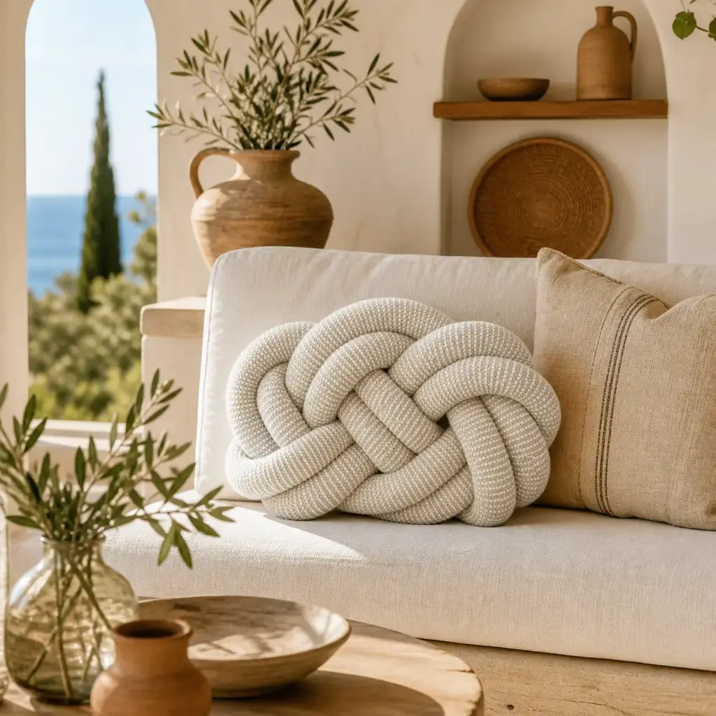 Coussin 20*35 cm beige- "Kyle"