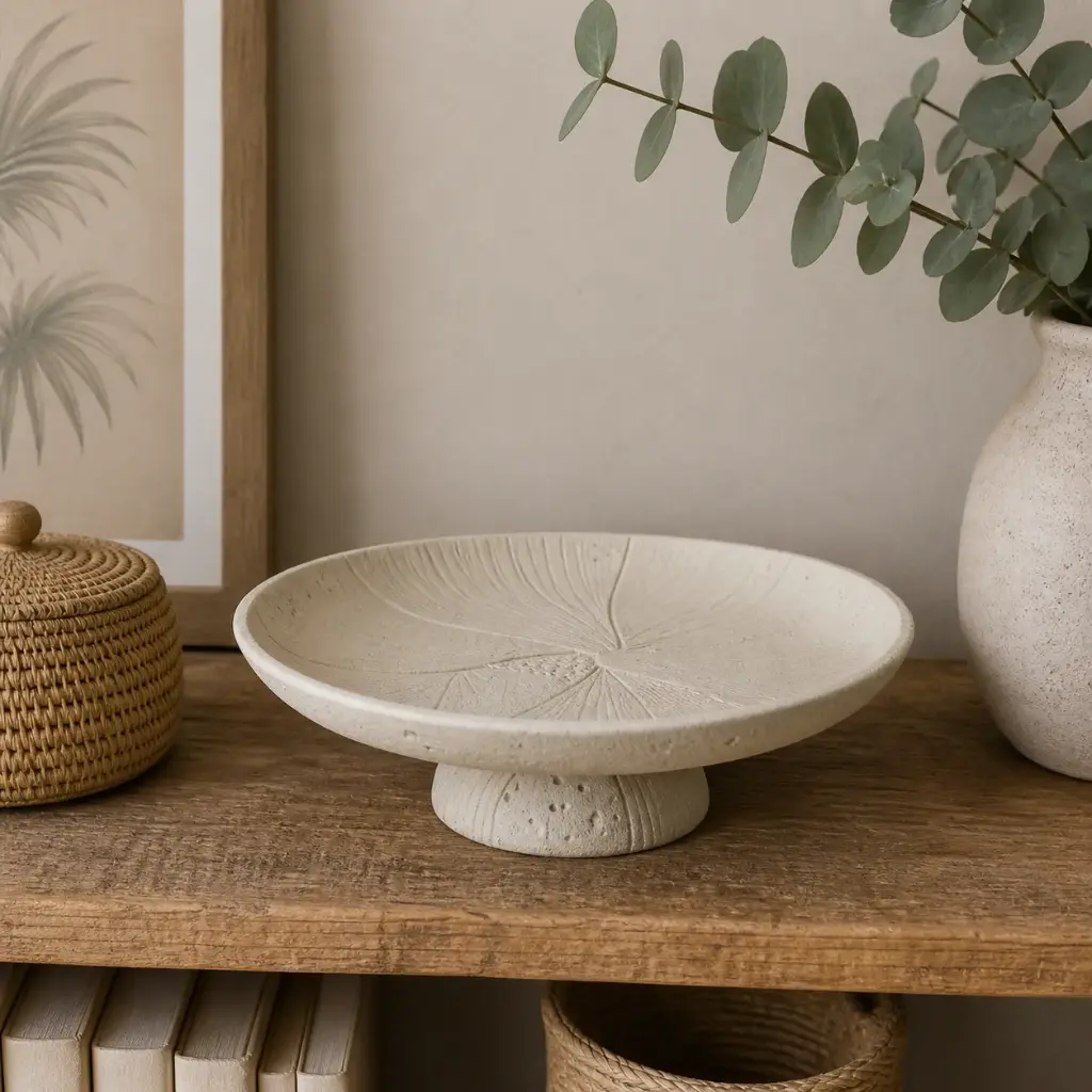 Plateau 30*30*14 cm - "Nacre"