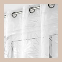 Panneau a oeillets 140 x 240 cm voile devore metallise dolia