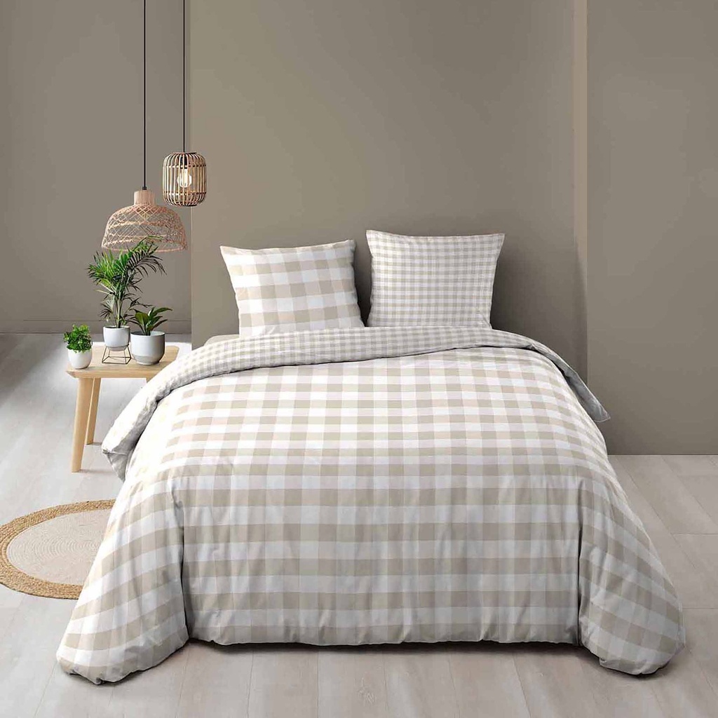 Parure 3 p. 240 x 220 cm imprime 57 fils allover victoire naturel