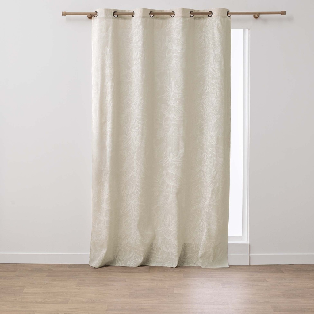 Rideau a oeillets 140 x 240 cm polycoton imprime lorenza