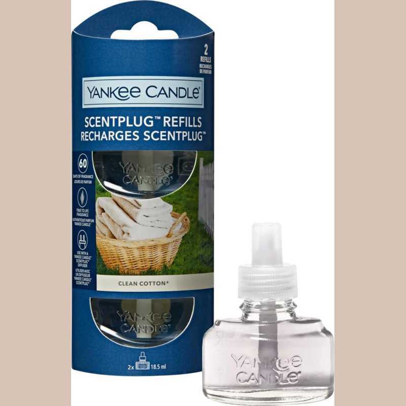 Bouchon de parfum yankee candle recharge coton propre