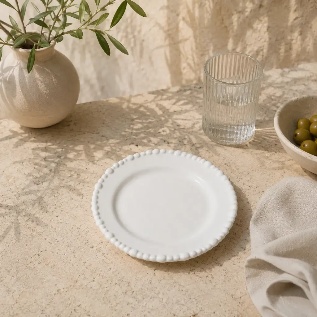 Assiette en céramique 20.3*2.5 cm - 2609