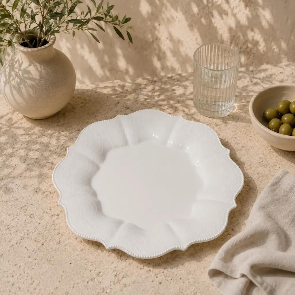 Assiette  en céramique 27.8*3 cm- 2605