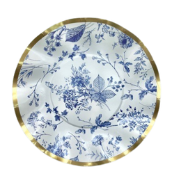 Assiettes à dessert motifs floral x10