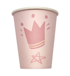 Gobelets motif couronne x10