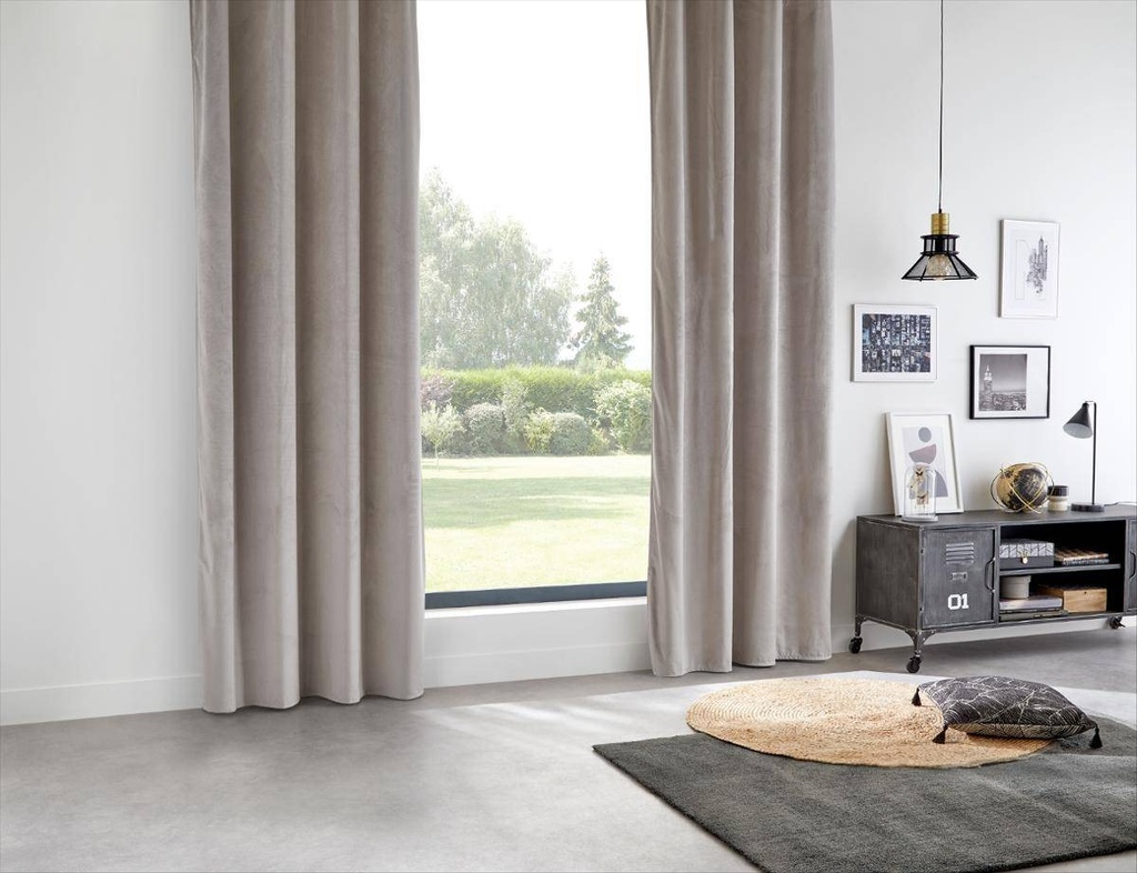 Rideau occultant 100% polyester  140x260 cm