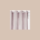 Rideau occultant vel rose 140x260