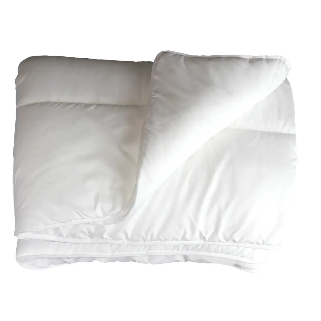 Couette 1 personne 140 x 200 cm polyester uni anti-acarien grs premium