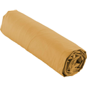 Drap housse 2 personnes 180 x 200 cm percale uni 78 fils percaline ocre