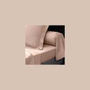 Taie d'oreiller vp 63 x 63 cm percale uni 78 fils percaline white avec p. bourdon