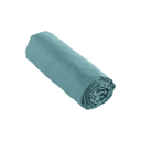 Drap housse 2 personnes 180 x 200 cm percale uni 78 fils percaline tilleul