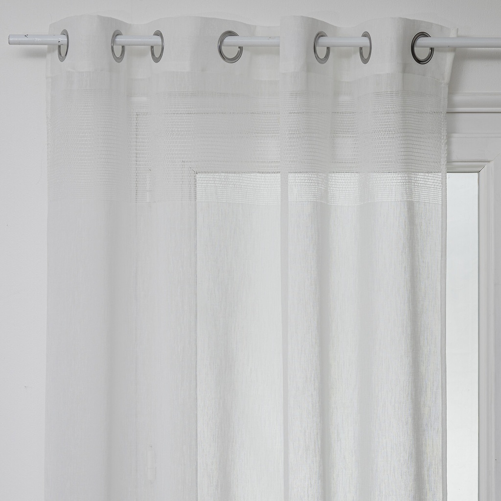 Voilage sab blanc 140x240