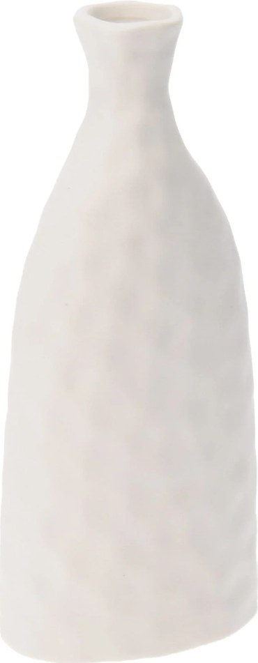 Vase en grès - blanc