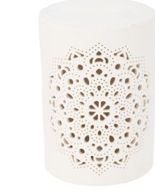 Lanterne led dans pot 13x10cm etoile