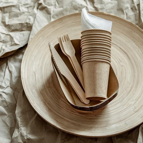 Fourchettes en bois - 20 pcs -