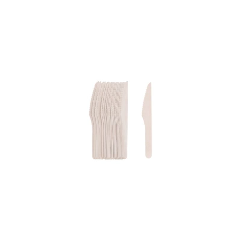 Couteaux - bois - set de 20pcs
