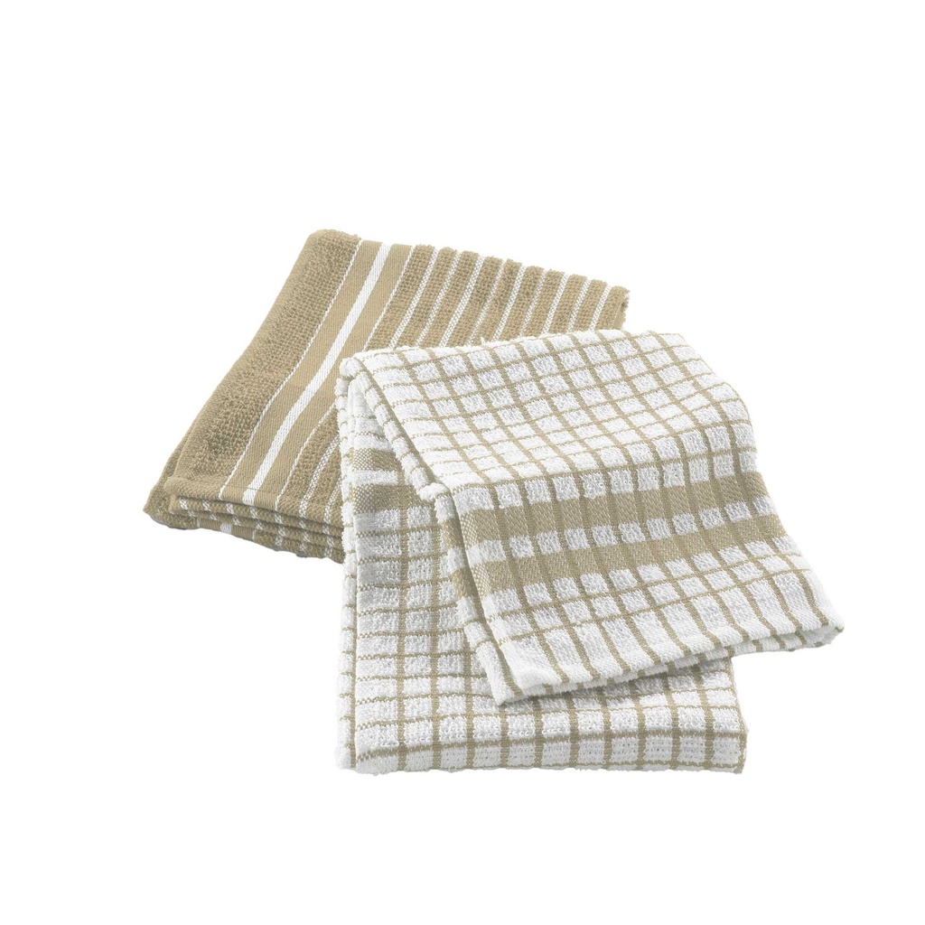 Torchon x2 pcs 50 x 70 cm eponge mineur classico lin