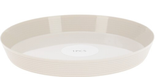 Assiette beige