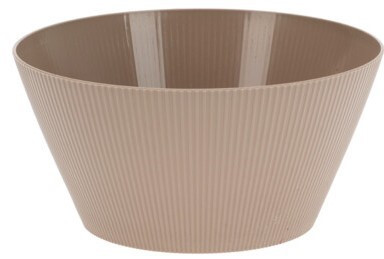 Coupelle pp d20x10cm taupe