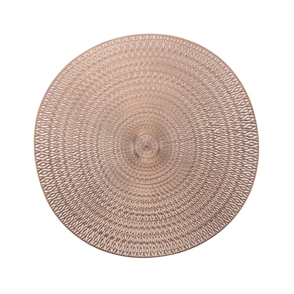 Set de table (0) 38 cm pvc ajoure creole cuivre