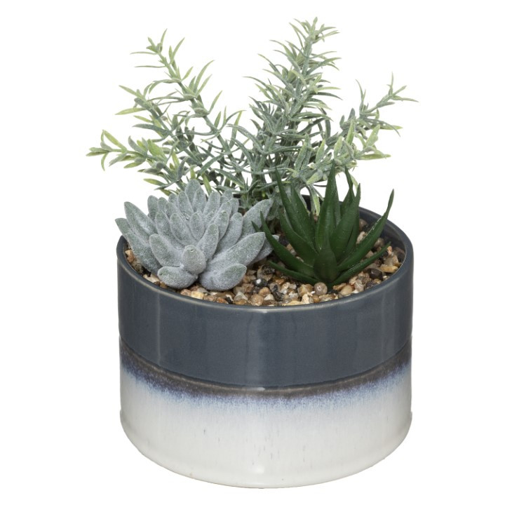 Composition en céramique  maison h18.5