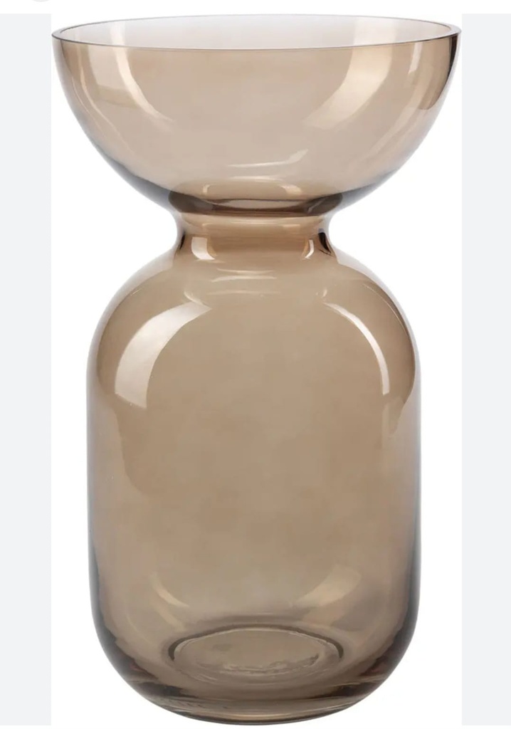 Vase alvos 15x25cm -marron