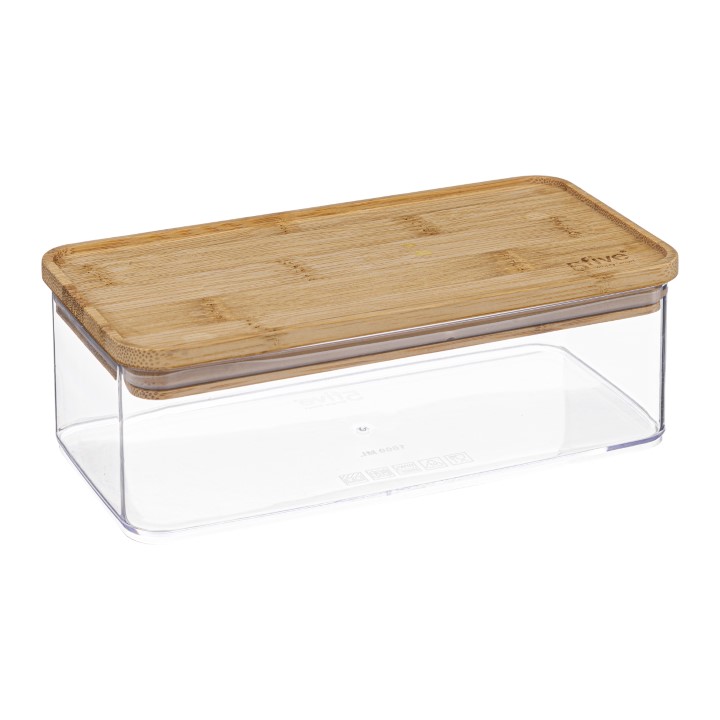 Boite rectangle bambou 1l eske