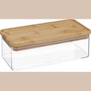 Boite rectangle bambou 1l eske